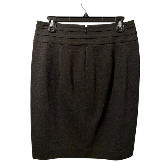Cabi Womens Pencil Skirt Size 4 Charcoal Gray Rayon Blend skirt - Picture 9 of 12